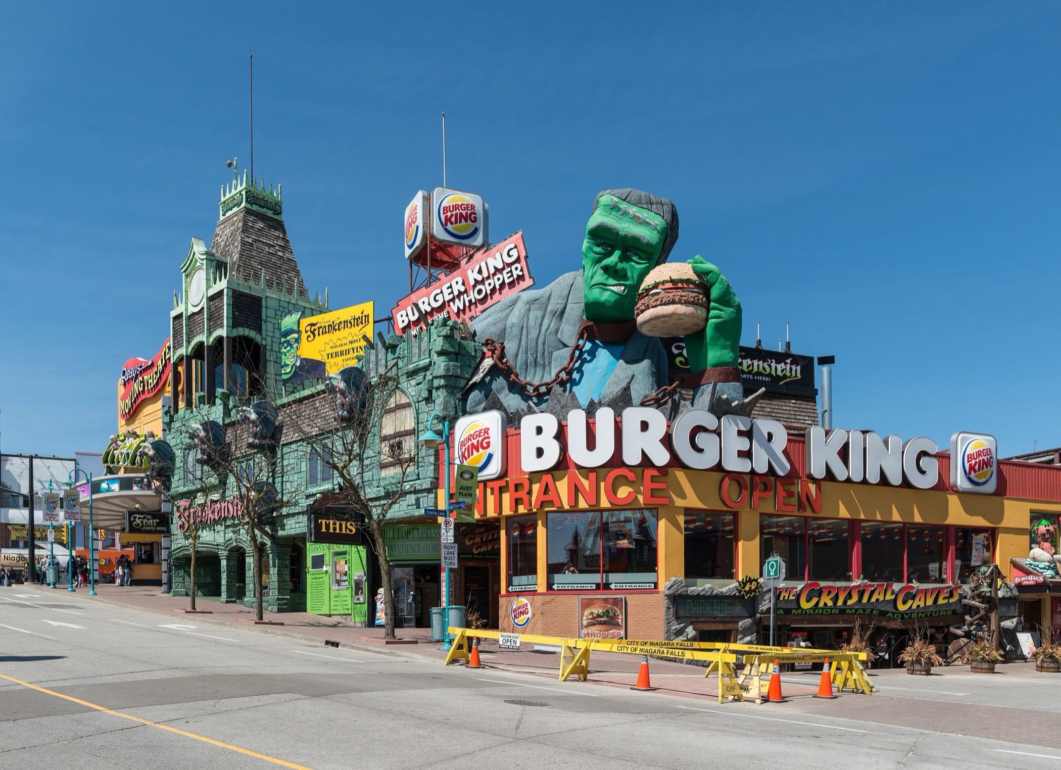 The bright lights and attractions of Clifton Hill