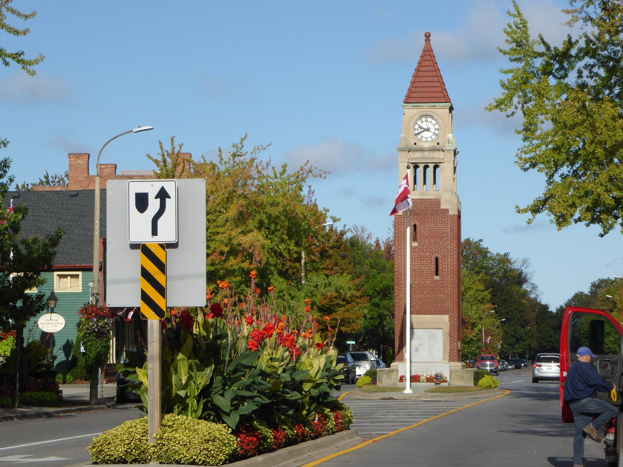 A heritage streetscape in Niagara-on-the-Lake